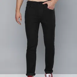 HERE&NOW Men Black Mid Rise Skinny Fit Clean Look Jeans-picture-26