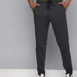Harvard Men Charcoal Grey Straight Fit Solid Track pants-image-72