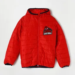 Fame Forever by Lifestyle Boys Red Lightweight Padded Jacket-picture-50