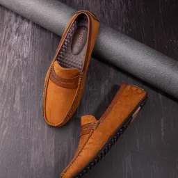 birgos Men Slip-On Suede Driving Shoes-picture-40