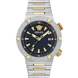 Versace Men Greca Logo Diver Round Dial Stainless Steel Analogue Watch VE8G00424-picture-32