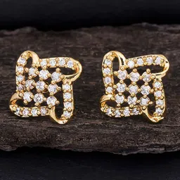 Sukkhi Gold Plated Contemporary Studs Earrings-picture-26