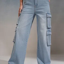 Street By Tokyo Talkies Women Cotton Straight Fit Heavy Fade Jeans-image-64