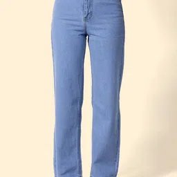 OMG CREATION Women Straight Fit High-Rise Jeans-picture-12