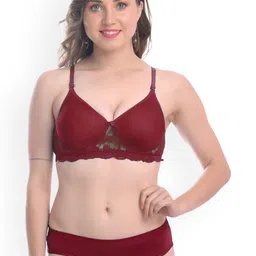 PIBU Mid-Rise Breathable Cotton Bra & Panty Lingerie Set-picture-39