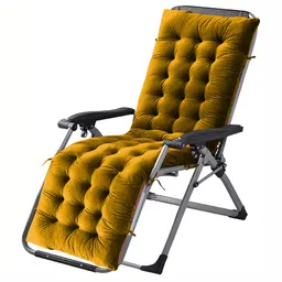 DADDY COOL Gold Toned Rocking Chair Velvet Cushion Pad-picture-35