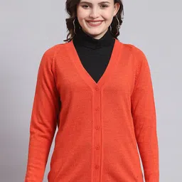 Monte Carlo V-Neck Woolen Cardigan Sweater-picture-33