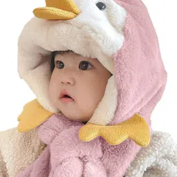 Babymoon Kids Embellished Fleece Winter Beanie-image-88