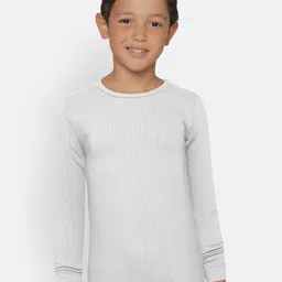 Kanvin Boys Pack of 2 Grey Ribbed Thermal T-shirts-picture-56