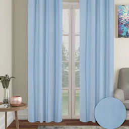 Aura  2 Pieces  Blackout Door Curtains-picture-23