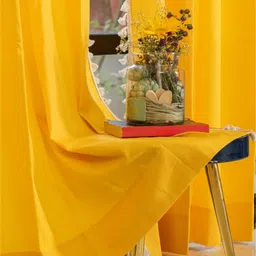 URBAN SPACE Yellow Long Door Curtain-image-94