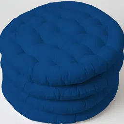 SKANDA FAB Blue 4 Pieces Pure Cotton Floor Cushion-picture-23