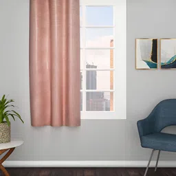 THE CONVERSION Red Room Darkening Jute Window Curtain image 1