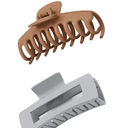 Xivir Set of 2 Rectangular & Jumbo Hair Claw Clips-picture-27