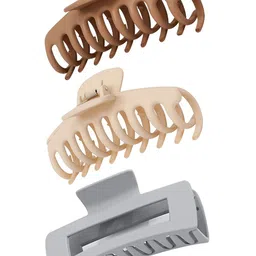Xivir Set Of 3 Rectangular & Jambo Claw Clips-picture-19