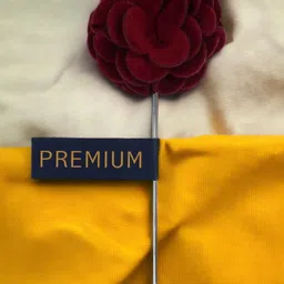 PELUCHE Unisex Maroon & Silver-Toned Wonderful Tulip Lapel Pin-image-65