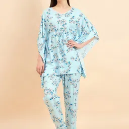 Sweet Dreams Blue Printed Night suit-image-68