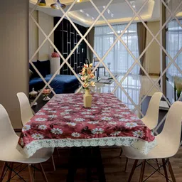 flipkart smartbuy Floral 4 Seater Table Cover image 2