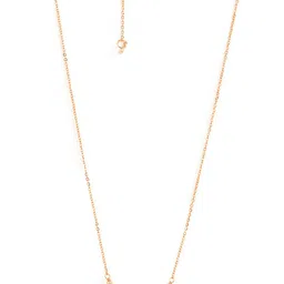MINUTIAE Brass Rose Gold-Plated Necklace image 3