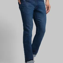 Raymond Men Slim Fit Light Fade Jeans image 5