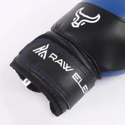 raw element Boxing Gloves, MMA, Muay Thai Thumb Support, Wrist Wrap & Grip Bar Unisex- 6oz Boxing Gloves image 4