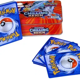 crazybuy Card Game with Multi Color Tin Box Silver Tempest Booster Packs 39+2 Cards_new image 3