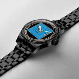 onir Date & Time Analog Quartz For Men/Boys Analog Watch Analog Watch - For Men Black Stainless Steel Chain Analogue Quartz Movement boys Wrist Watch image 3