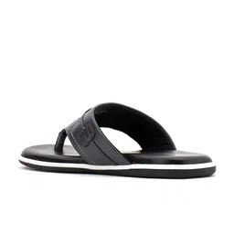 Khadims Men Grey & Black Thong Flip-Flops image 2
