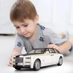 countrylink 1:32 Rolls Royce Phantom Diecast Metal Pullback Openable Doors Toy Cars image 5