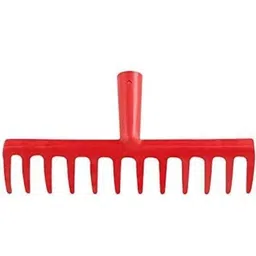 kausar enterprises GARDEN RAKE IN 12 TEETH USE FOR GARDEN LEAF TOOLS WITHAUT HNDAL Garden Tool Kit image 2