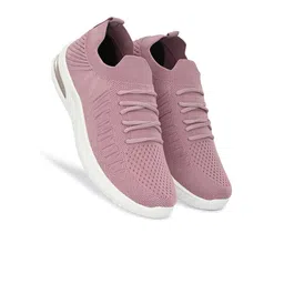 Layasa Women Round Toe Comfort Insole Mesh Slip-On Sneakers image 3