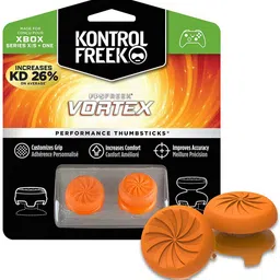 KontrolFreek Performance Thumbsticks for Xbox One and Xbox Series X Controller-Vortex Orange Gaming Accessory Kit-picture-25