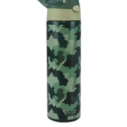 Smily Kiddos Green Camouflage Insulated Water Bottle 600 ml image 2