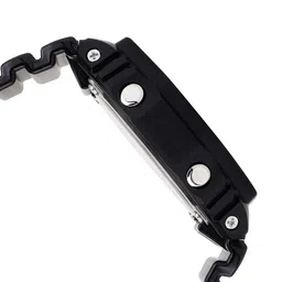 CASIO Men Gold-Toned Dial & Black Cuff Straps Analogue and Digital Chronograph Watch G1453 image 4