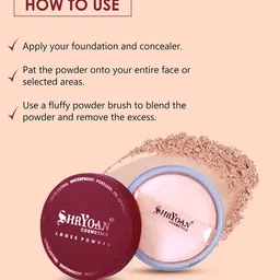 SHRYOAN Loose Highlighting Waterproof Complexion Powder with Oil Control - Shade 03 image 5