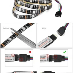 xergy 60 LEDs 2 m Multicolor Color Changing, Flickering Strip Rice Lights image 4