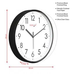 random Plastic 12 Inch Wall Clock image 2