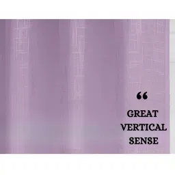 THE CONVERSION Purple Sheer Window Curtain image 3