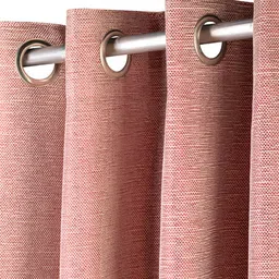 THE CONVERSION Red Room Darkening Jute Window Curtain image 2