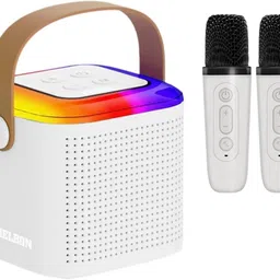 Melbon Mini Vocal Portable – Wireless Bluetooth Sound Speaker with Dual Mic 10 W Bluetooth Party Speaker-picture-16