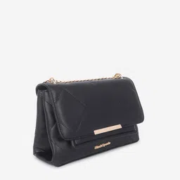 Black Spade PU Structured Sling Bag image 2