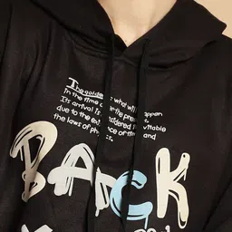 mack jonney VIMAL JONNEY Printed Hooded Fleece Sweatshirt With Trouser Co-Ords image 2