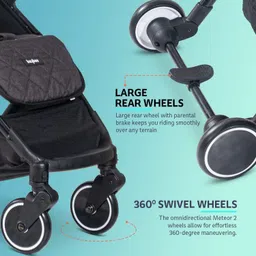 baybee Convertible Baby Pram Stroller with Car Seat, Baby Stroller with Metal Frame Stroller image 3