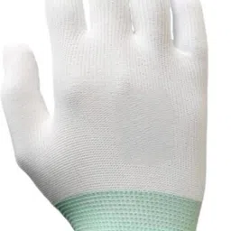ne neptune PVC DOTED Cotton Gloves halp for Cricket Bating and Full grriping Baseball Gloves image 3