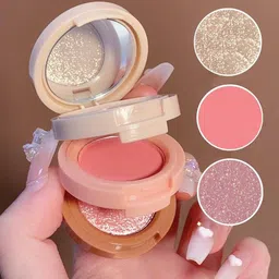 3 IN 1 FACE BLUSHER & HIGHLIGHTER KIT-image-33