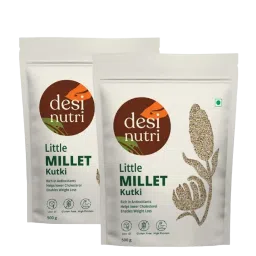 Desi Nutri Little Millet Grains | Millets | Natural Grains | Sama | Saame | Kutki | Little Millet - 500 gms | Rich in Fiber and Protein | Siridhanya Millets | Sri Anna | Sree Anna | Pack of 2-picture-11