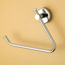 istar Stainless Steel Chrome Finished Half Square Towel Ring Napkin Holder (Pack of 1) steel Towel Holder image 2