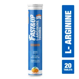 Fast & Up L-Arginine 1500mg Supplement -Nitric Oxide Booster- Helps To Boost Stamina- Orange (20 Tablets)-picture-40