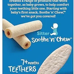 gerber Snack for Baby Teethers, Mango Raspberry, Gentle Teething Wafers Baby Snacks 60 g image 4