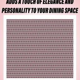 Kuber Industries Brown Star Design 6 Seater Dining Table Cloth Cover image 3